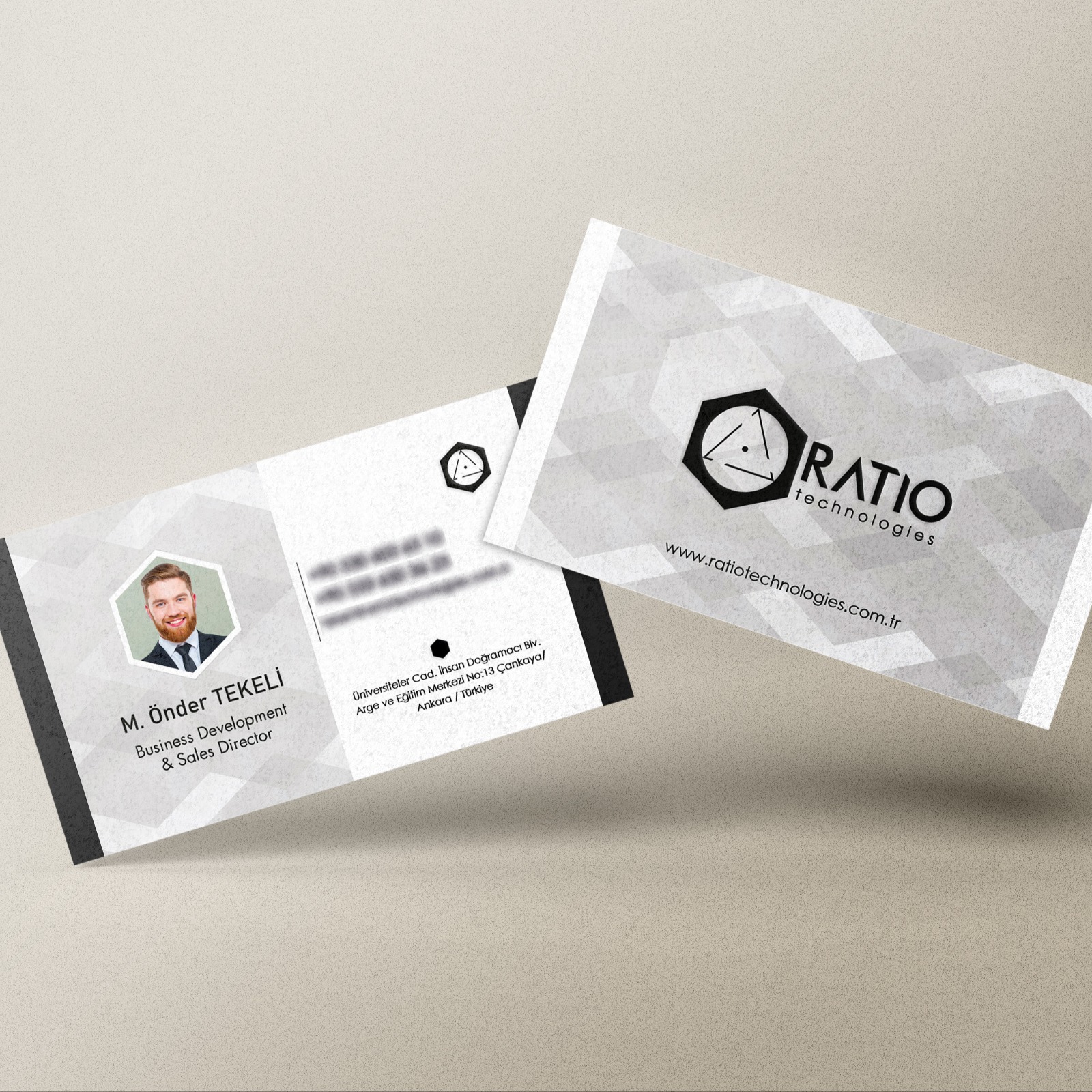 Logo ve Kartvizit Çalışması Ratio Technologies