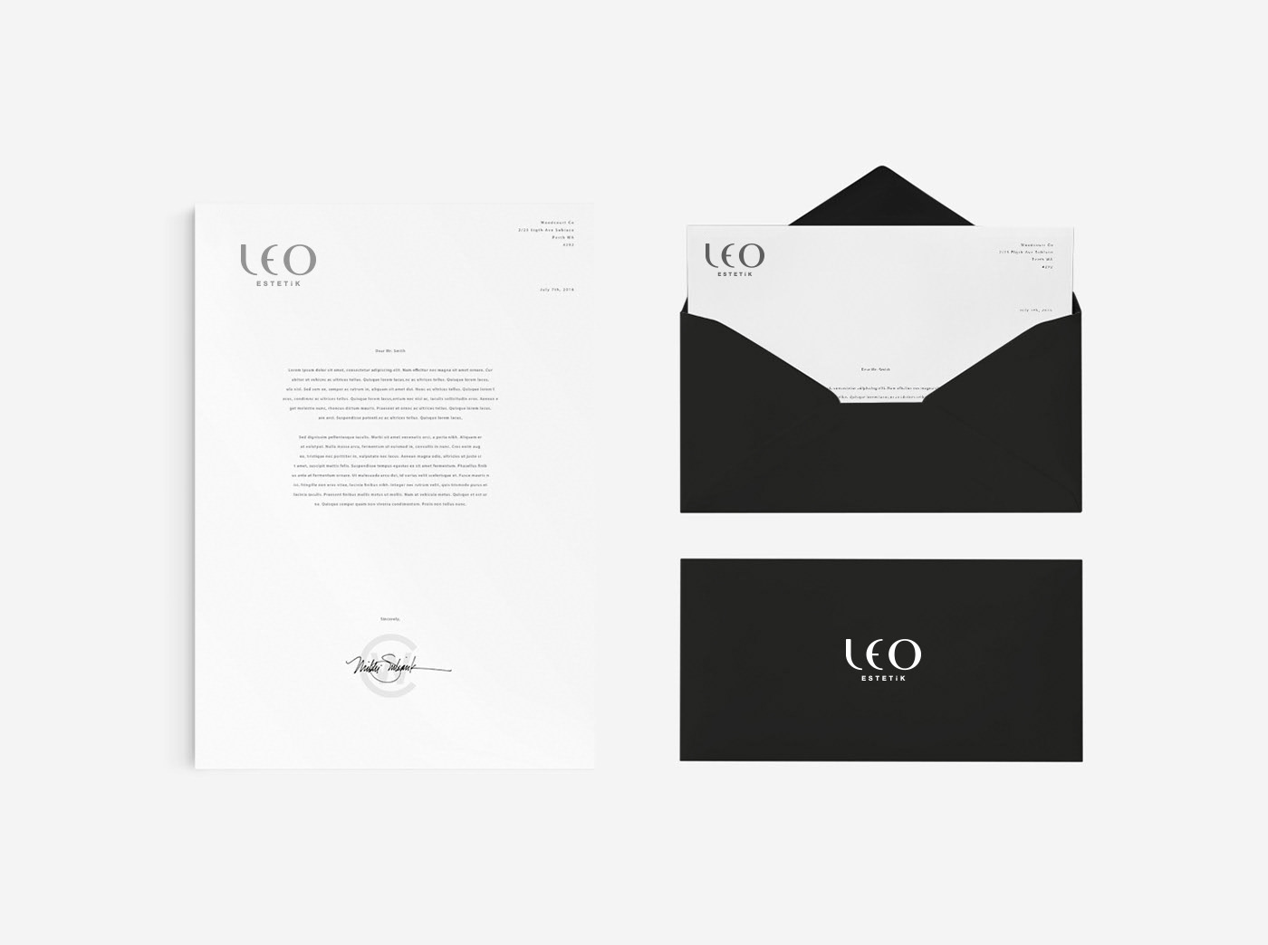 Leo Estetik Logo type
