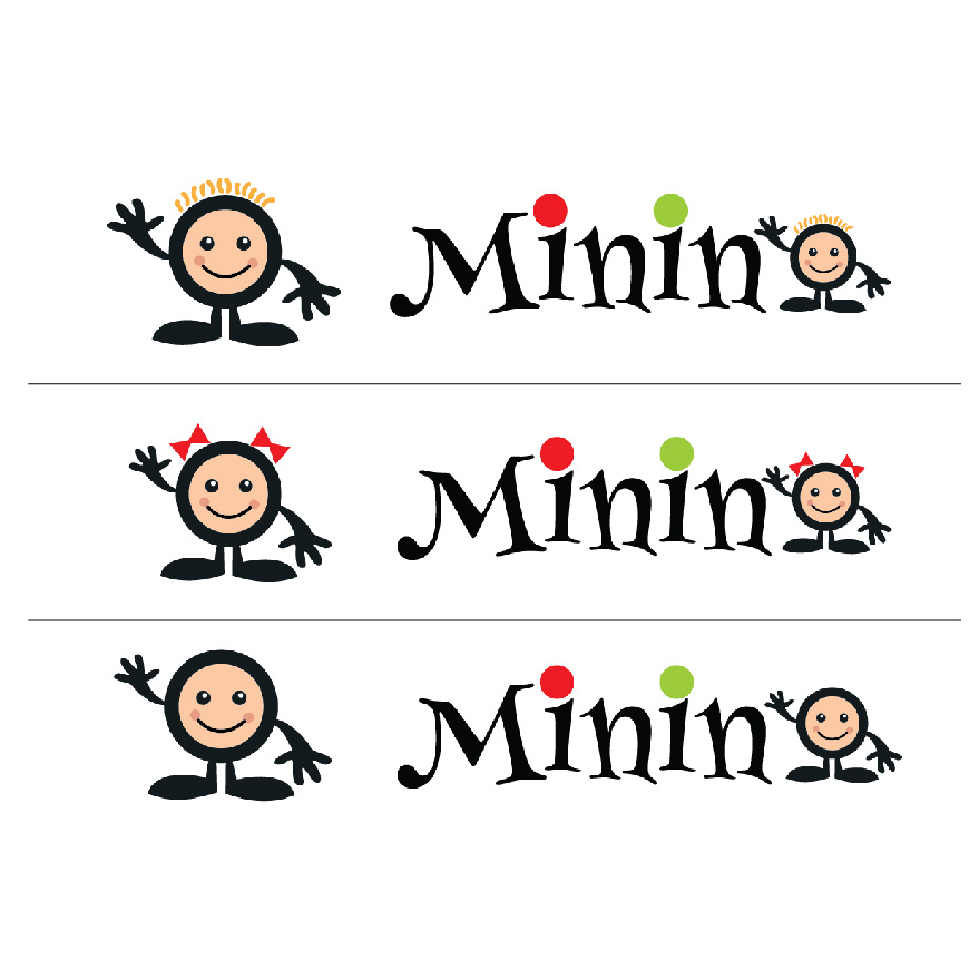 Minino bebek konfeksiyon logo tasarımı