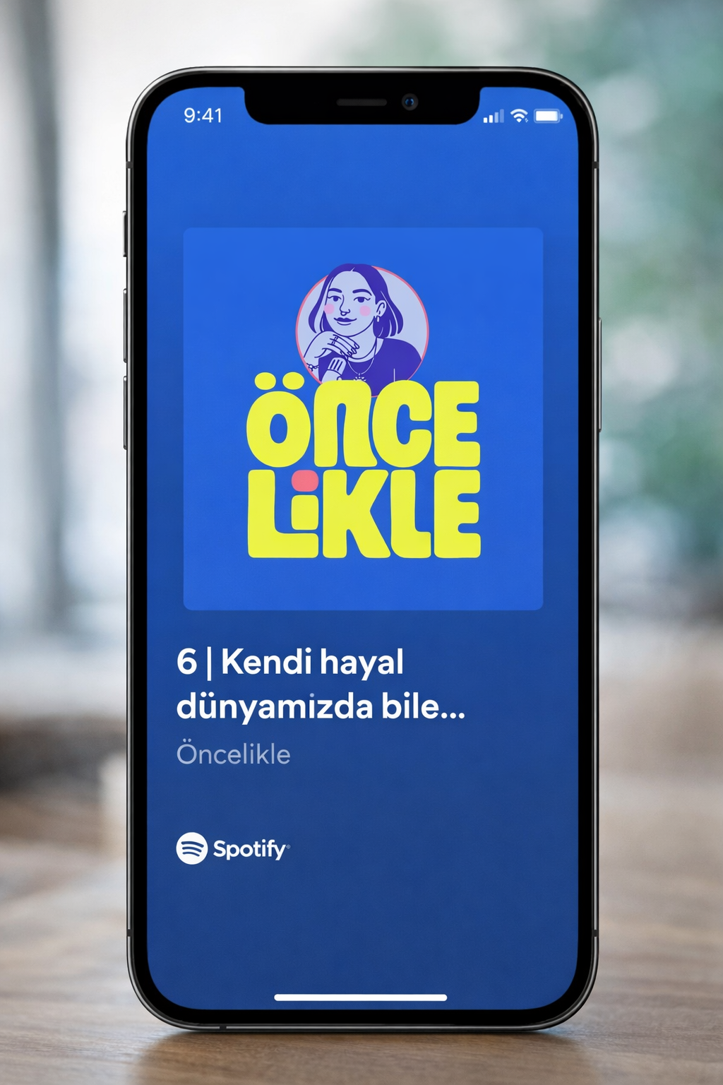 "Öncelikle Podcast" logo çalışması