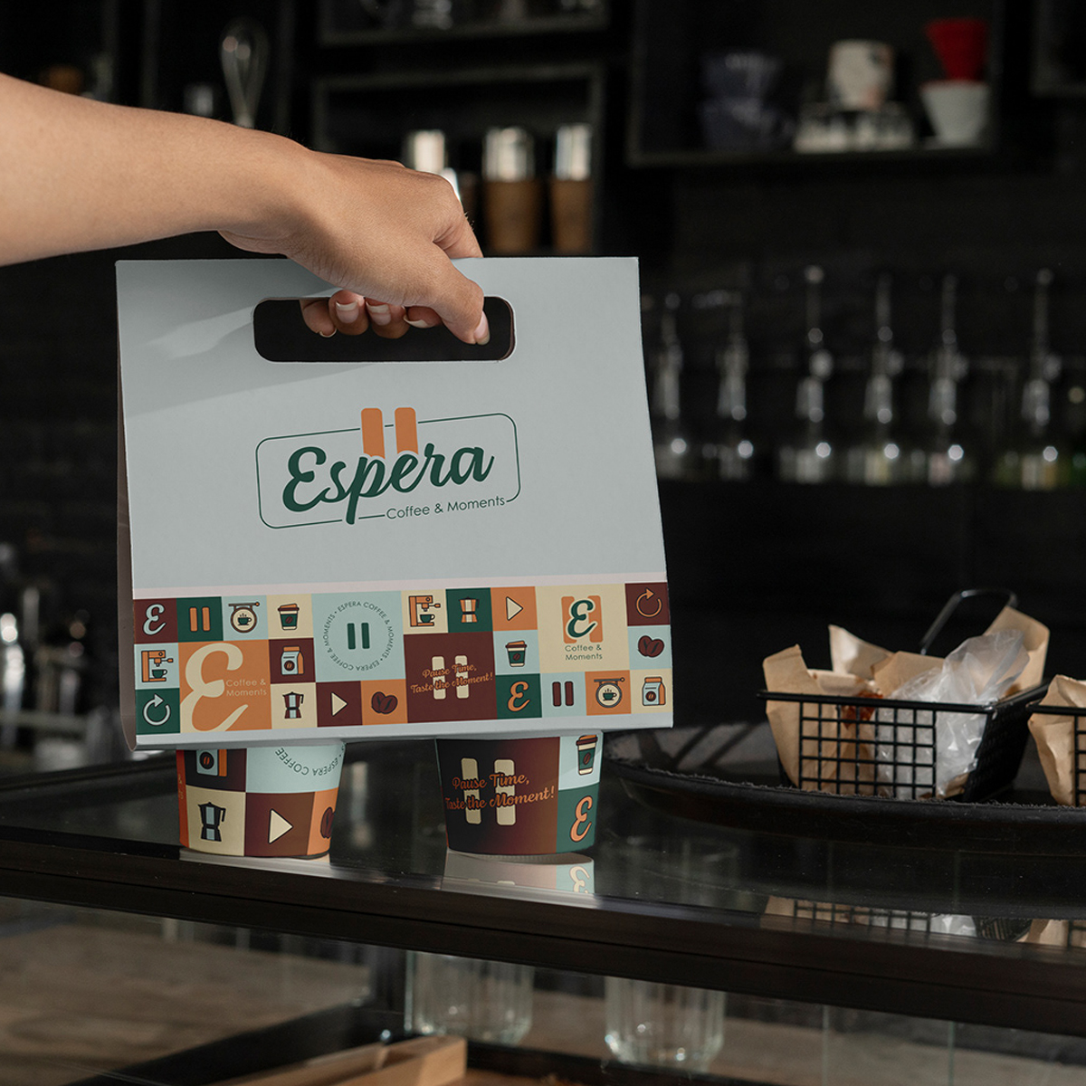 Kurumsal Kimlik ve Ambalaj Tasarımı - Espera Coffee & Moments