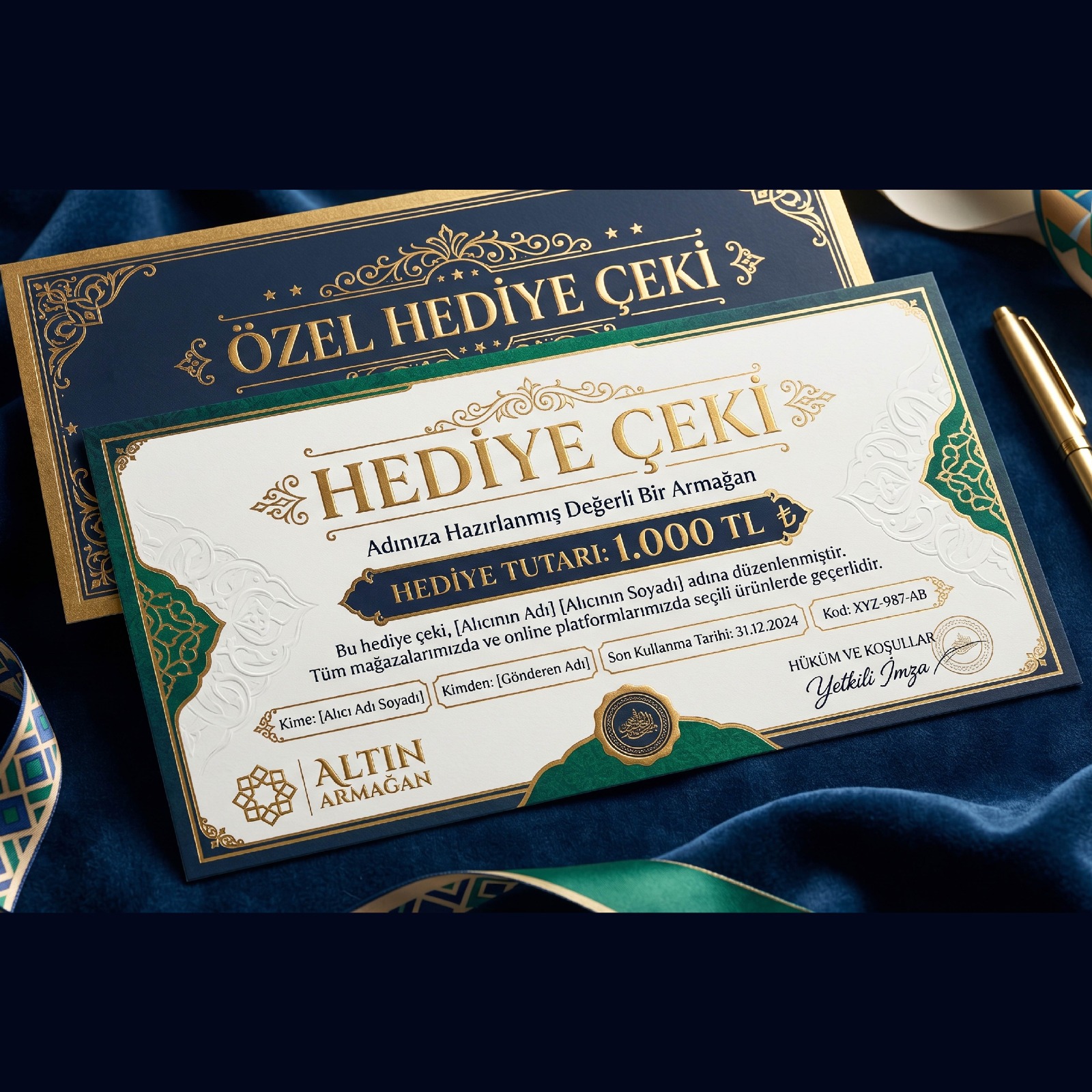 HEDİYE ÇEKİ TASARIMI