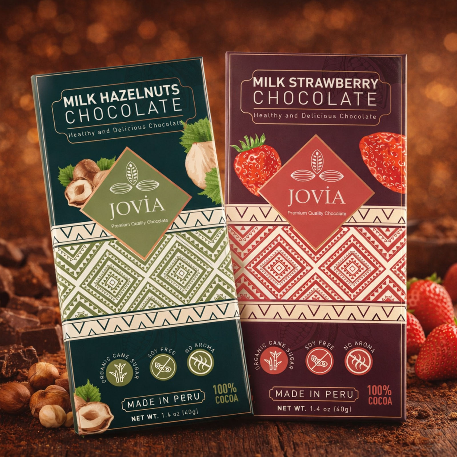 JOVIA CHOCOLATE PACKAGE DESIGN